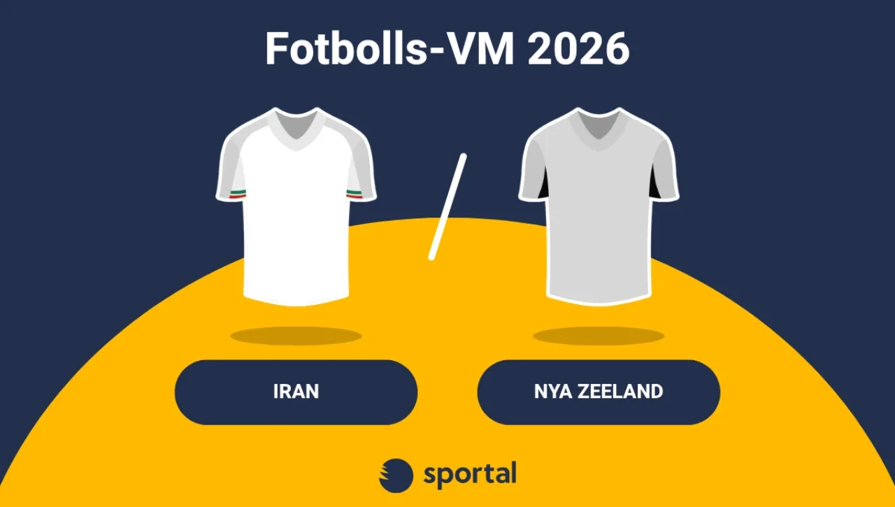 Iran - Nya Zeeland matchtröja fotbolls-VM.