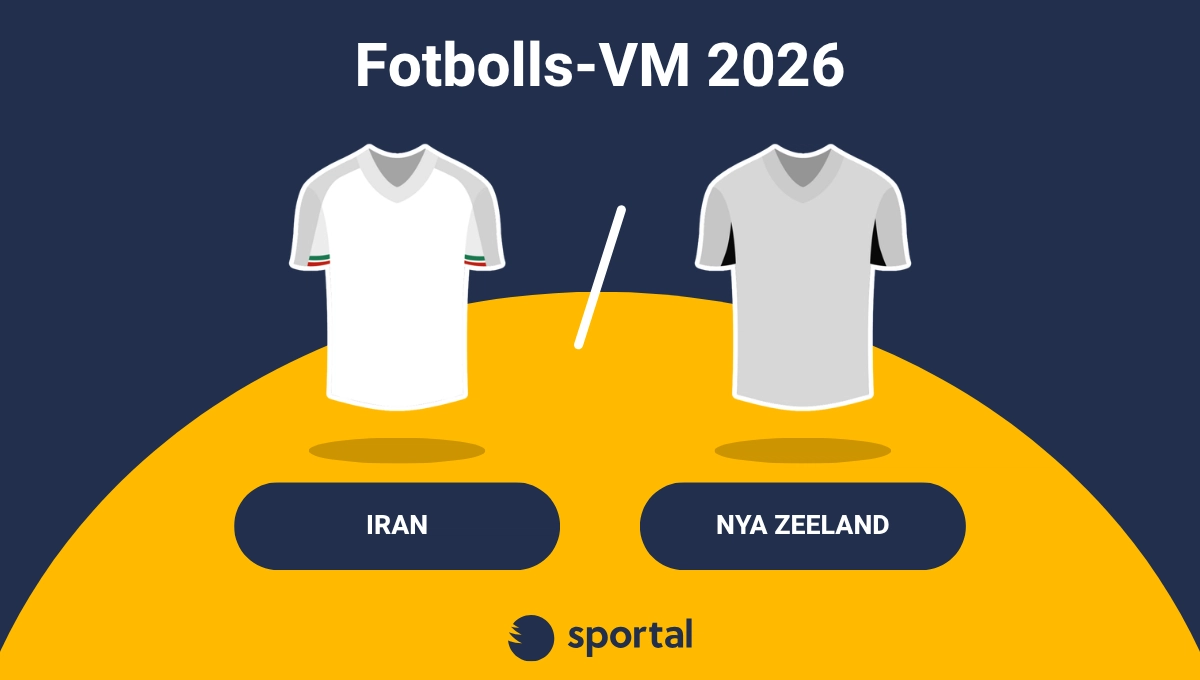 Iran - Nya Zeeland matchtröja fotbolls-VM.