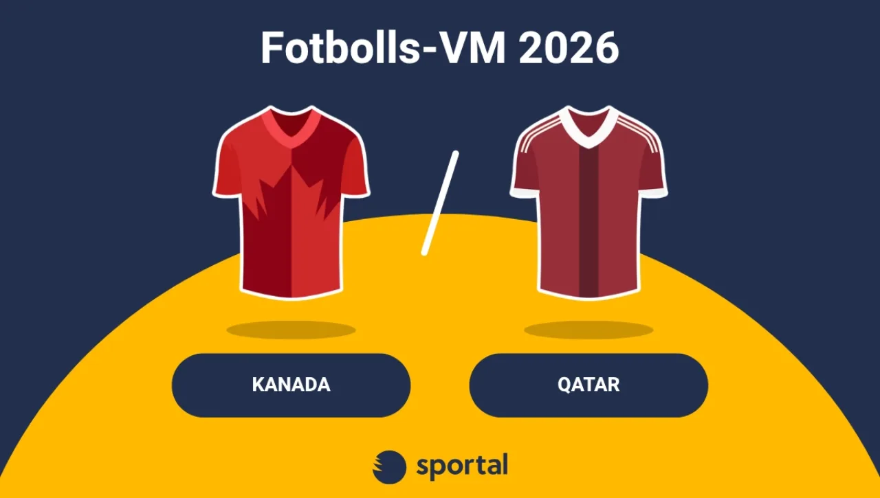 Kanada - Qatar matchtröja fotbolls-VM.