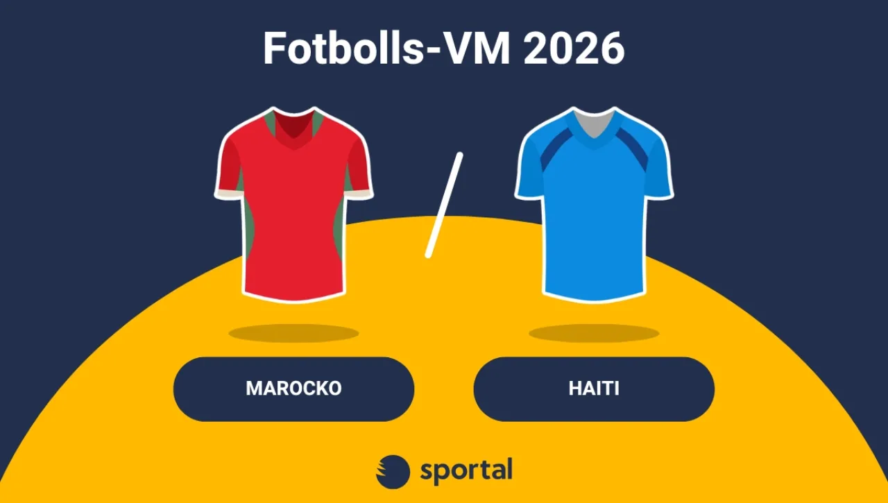 Marocko - Haiti matchtröja fotbolls-VM.