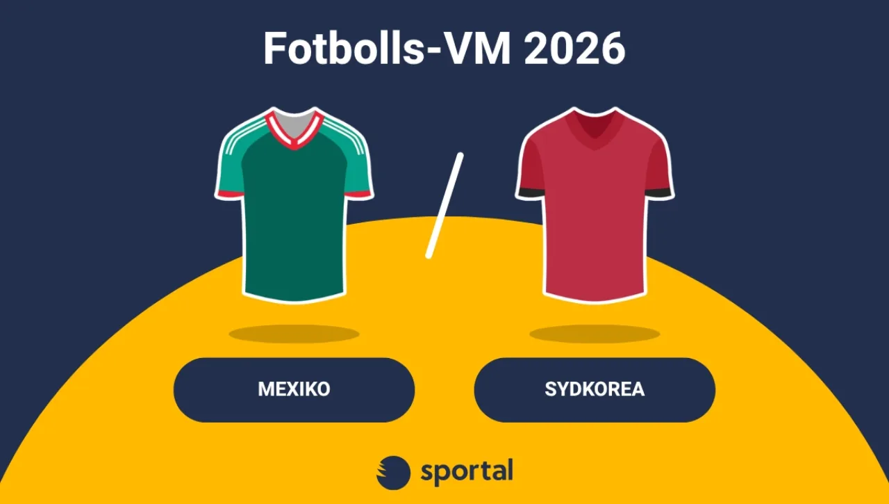 Mexiko - Sydkorea matchtröja fotbolls-VM.