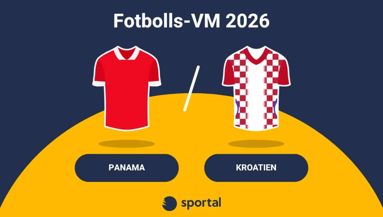Panama - Kroatien matchtröja fotbolls-VM.