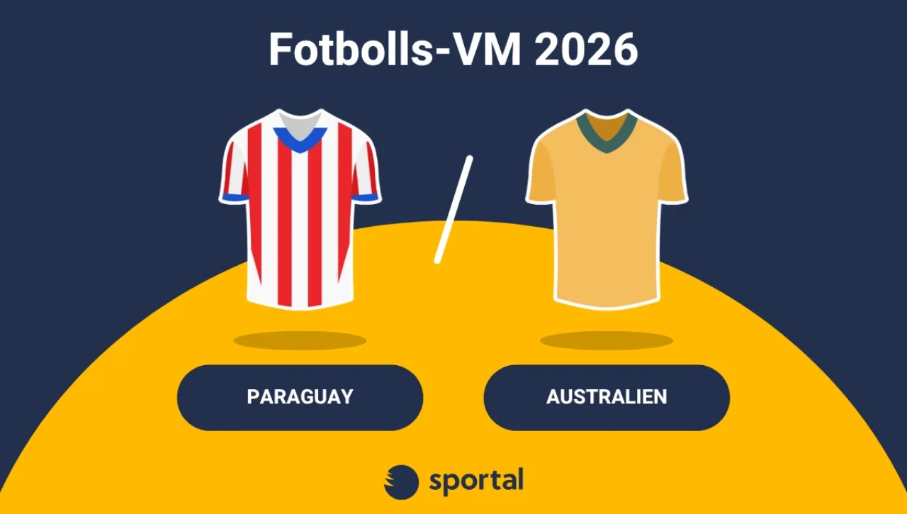 Paraguay – Australien matchtröja fotbolls-VM.