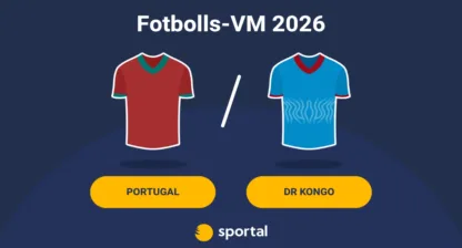 Portugal - DR Kongo fotbolls VM live stream.