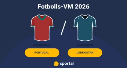 Portugal - Uzbekistan fotbolls VM live stream.