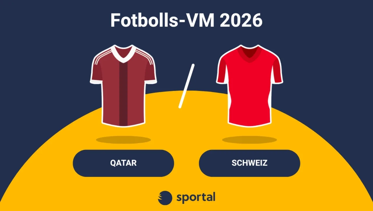 Qatar - Schweiz matchtröja fotbolls-VM.