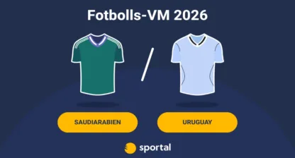 Saudiarabien - Uruguay fotbolls VM live stream.