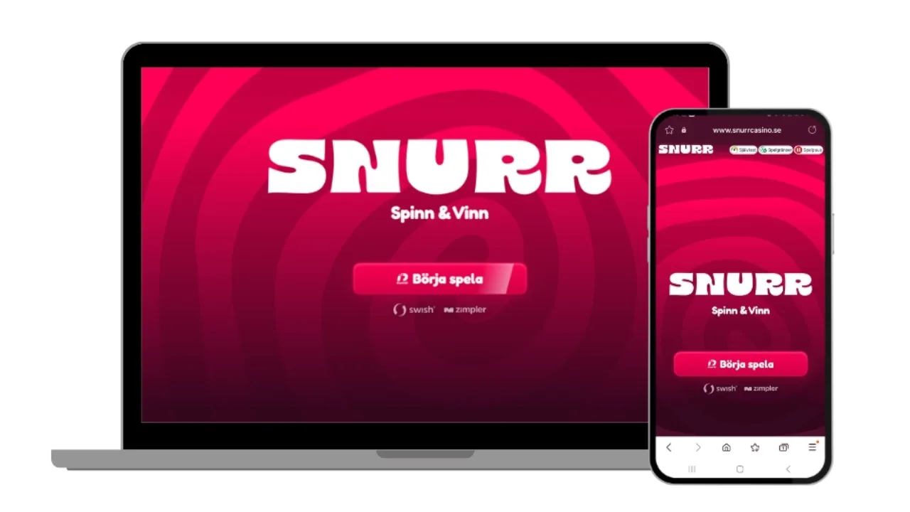 Snurr Casino på dator och mobil.