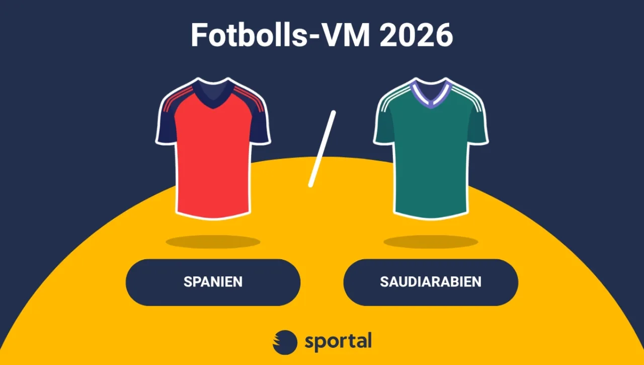 Spanien - Saudiarabien matchtröja fotbolls-VM.
