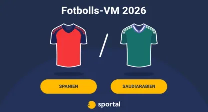 Spanien - Saudiarabien fotbolls VM live stream.