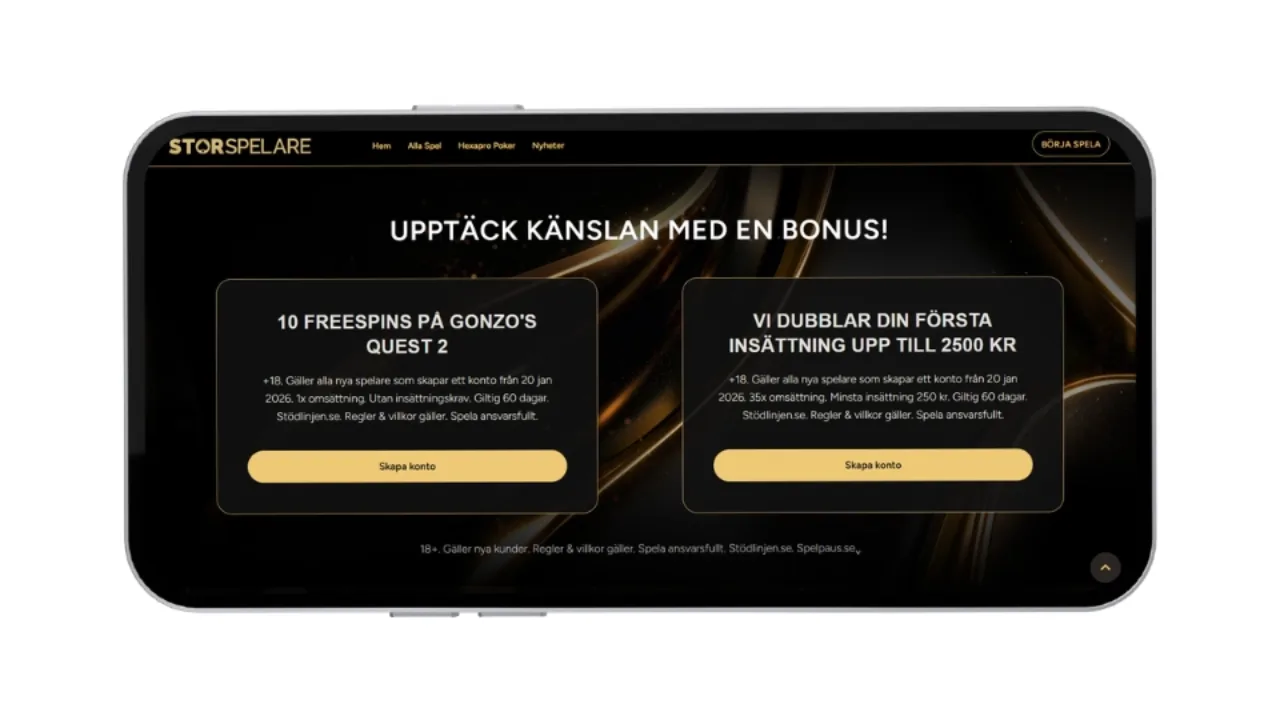 Storspelare casino online
