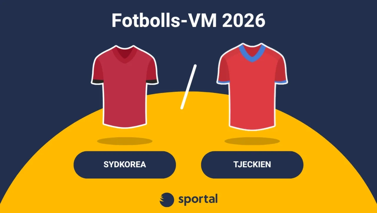 Sydkorea - Tjeckien matchtröja fotbolls-VM.