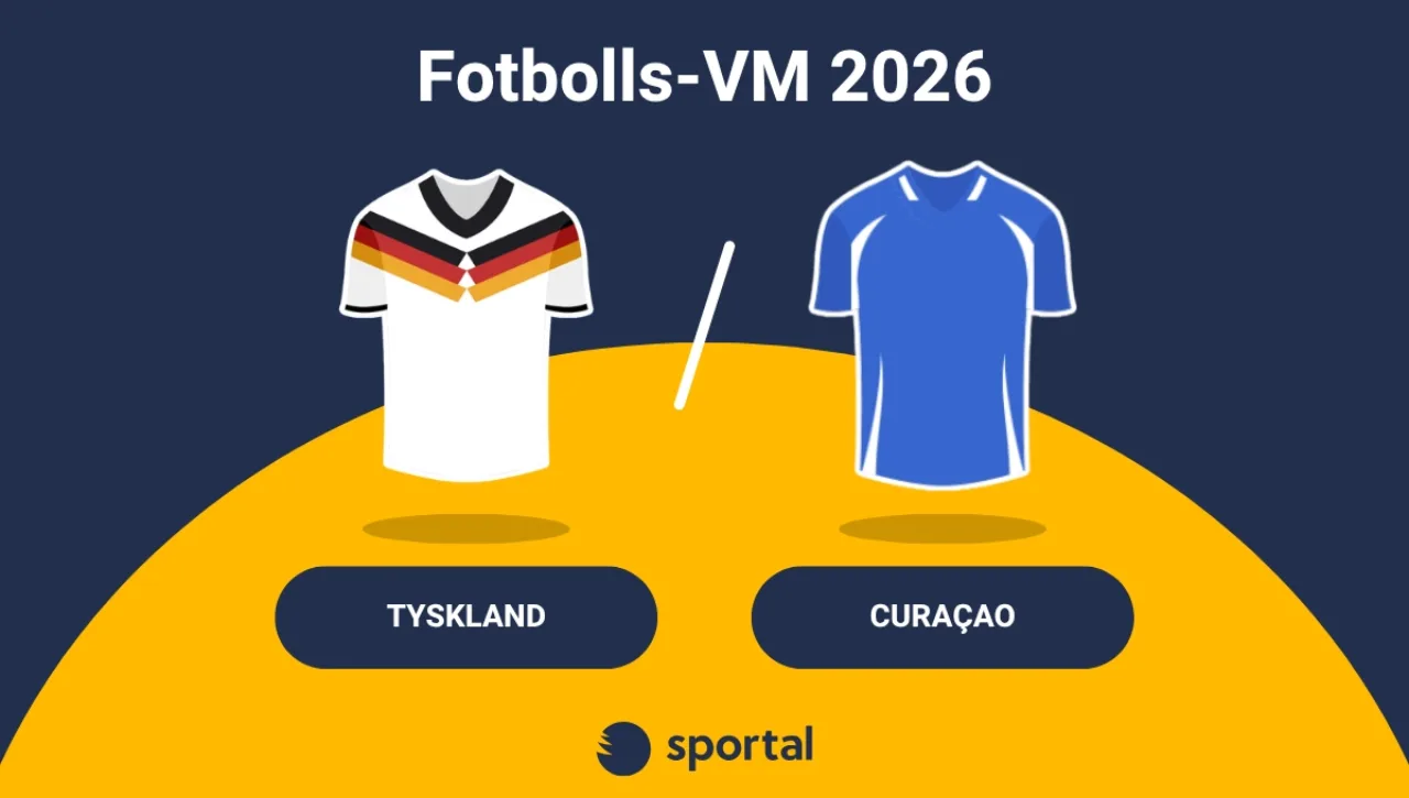 Tyskland - Curaçao matchtröja fotbolls-VM.