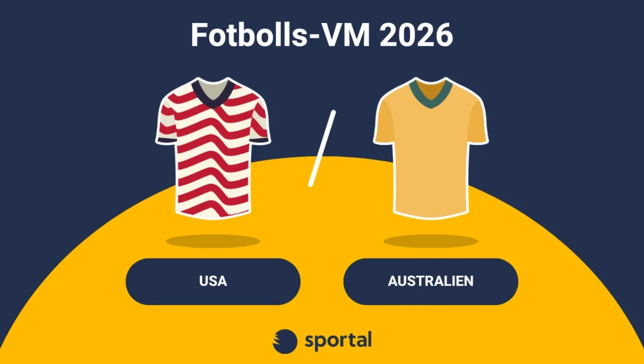 USA - Australien matchtröja fotbolls-VM.