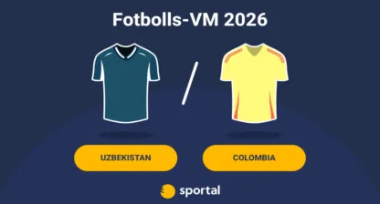 Uzbekistan - Colombia fotbolls VM live stream.