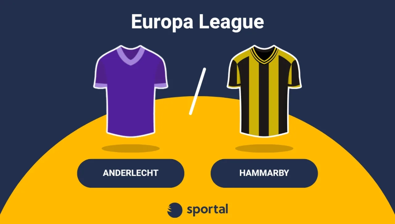 Anderlecht - Hammarby matchtröja Europa League.