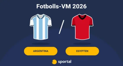 Argentina - Egypten fotbolls VM live stream
