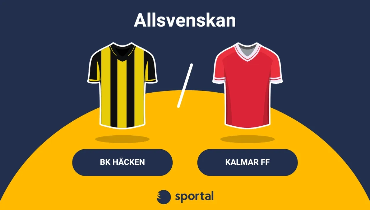 BK Häcken - Kalmar FF Allsvenskan matchtröjor.