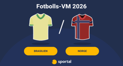 Brasilien - Norge fotbolls VM live stream