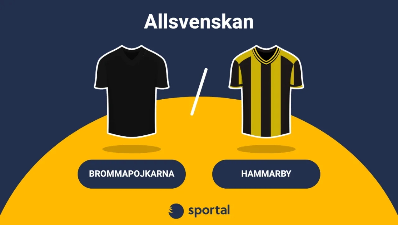 Brommapojkarna - Hammarby matchtröja Allsvenskan.