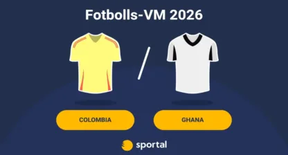 Colombia - Ghana fotbolls VM live stream.
