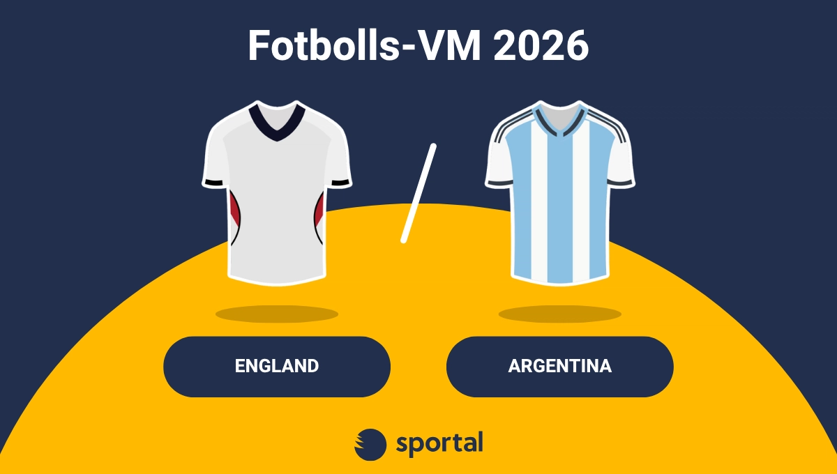 England - Argentina fotbolls VM live-stream.