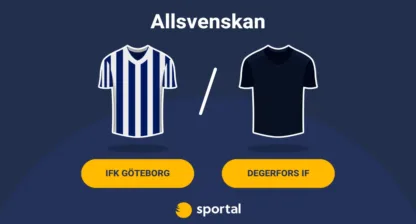 IFK Göteborg - Degerfors IF Allsvenskan live-stream.