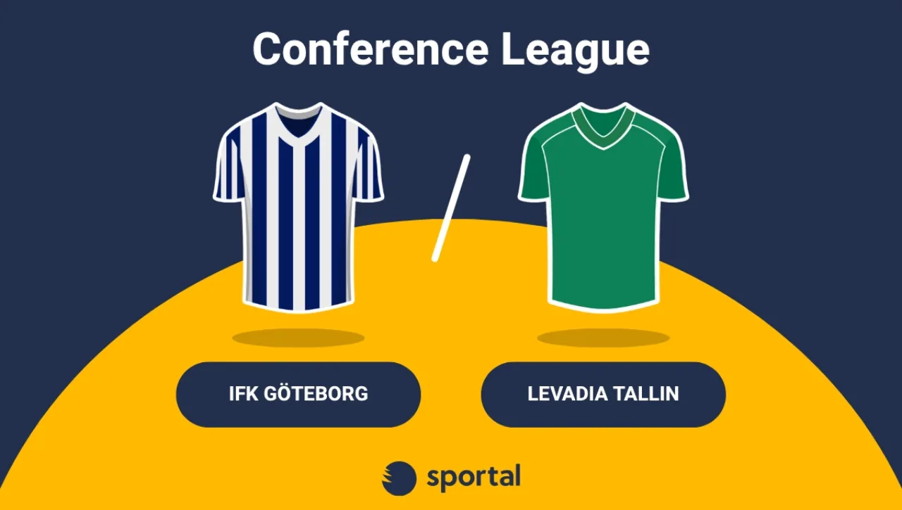 IFK Göteborg - Levadia tallin matchtröja Conference League.
