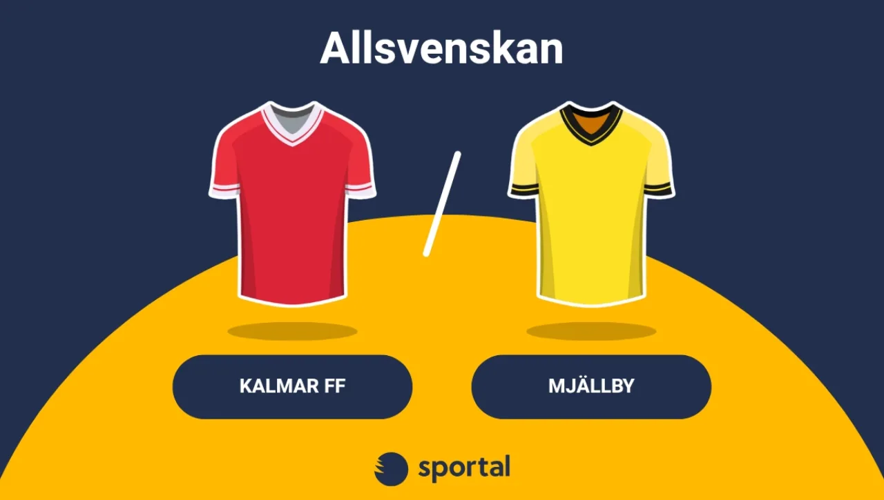 Kalmar FF -Mjällby matchtröja Allsvenskan.