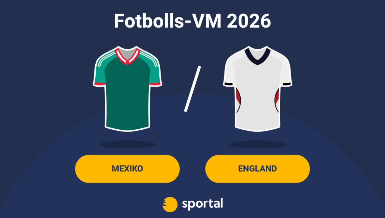 Mexiko - England fotbolls VM live stream
