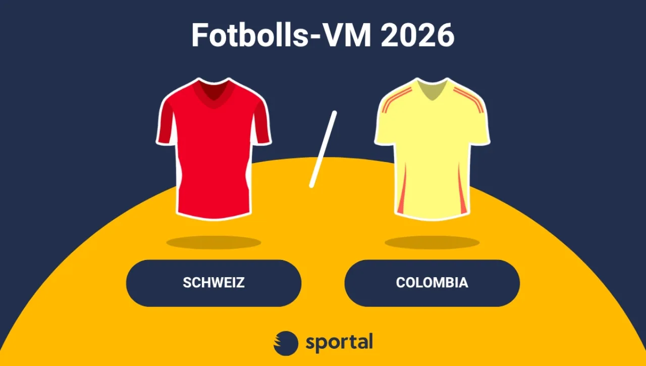 Schweiz - Colombia matchtröja fotbolls-VM.