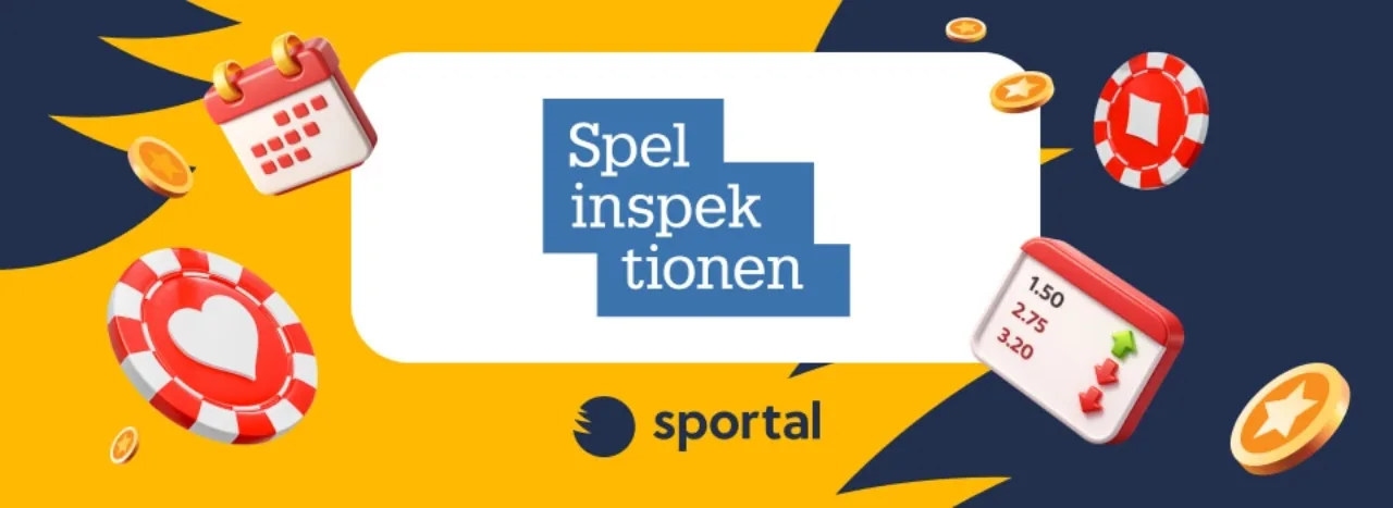 Spelinspektionens logga för skattefria casinon och bettingsidor