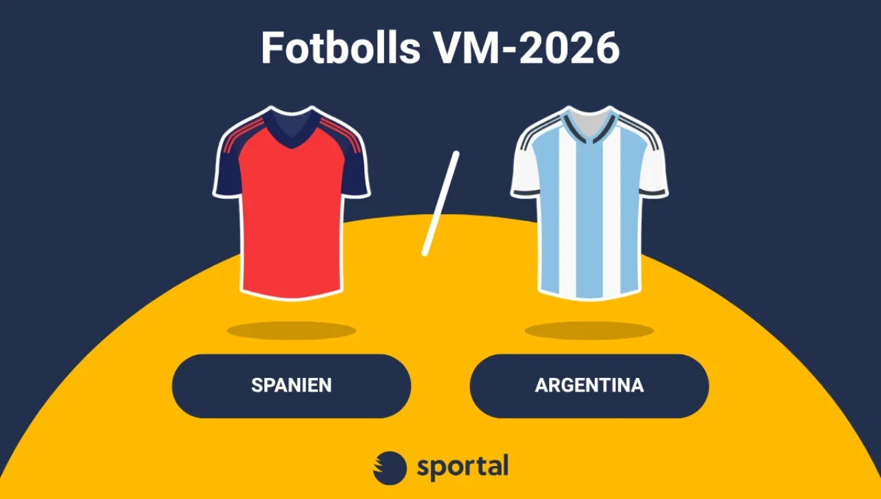 Spanien - Argentina matchtröja fotbolls-VM.