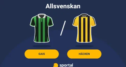 GAIS - Häcken Allsvenskan stream
