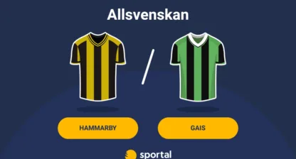 Hammarby - GAIS speltips stream