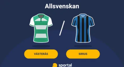 Västerås - Sirius Allsvenskan stream