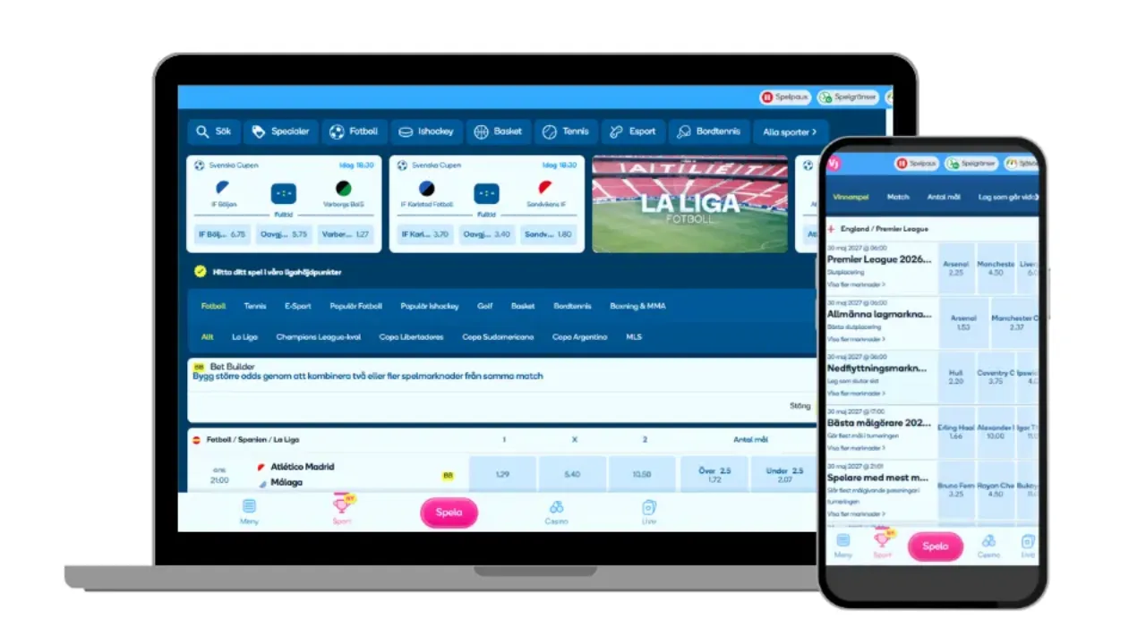 Vera & John betting och odds online