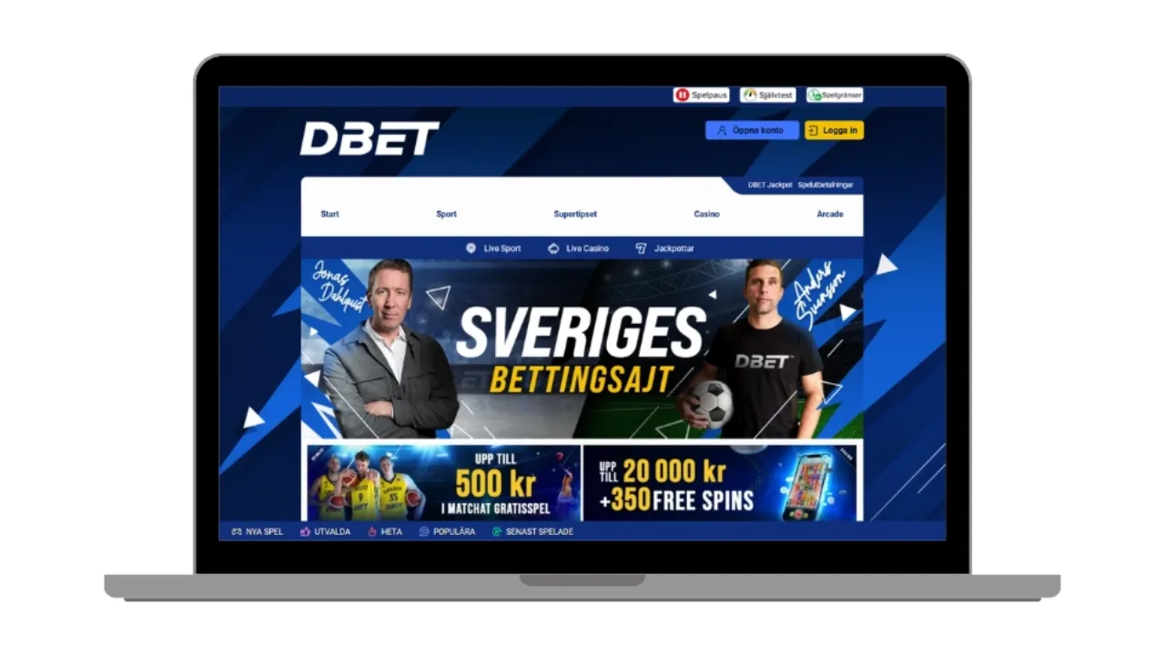 Dbet hemsida