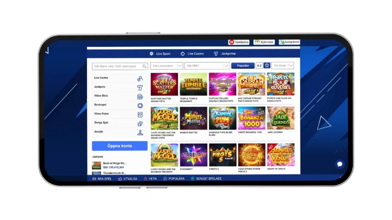 Dbet casinospel och slot