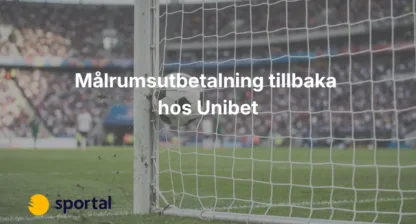 Målramsutbetaling kampanj unibet