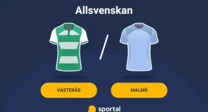 Västerås - Malmö Allsvenskan stream