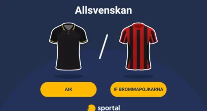 AIK - IF Brommapojkarna Allsvenskan stream