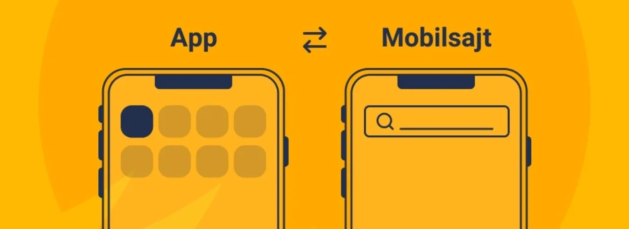 Jämförelse av en mobilapp och en mobilsajt