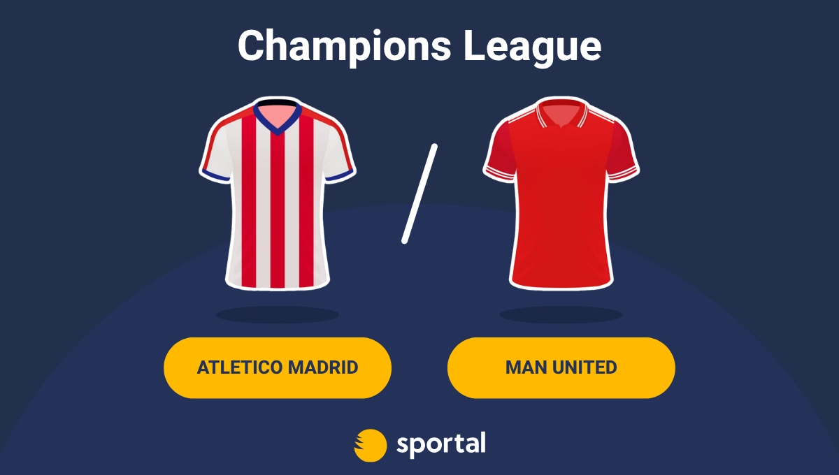 Atletico Madrid - Manchester United Champions League stream