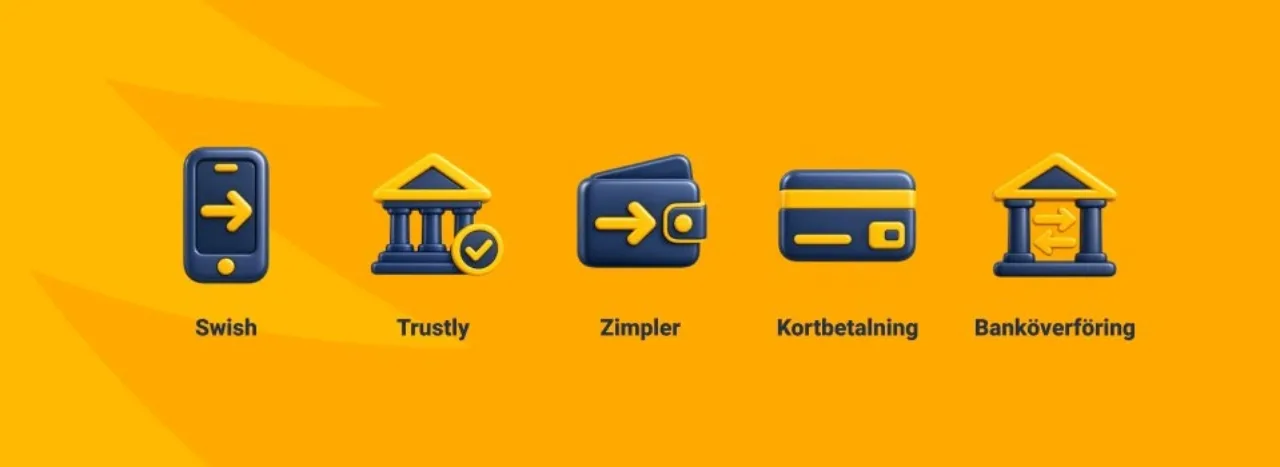 Betalningsmetoder hos online casino: Swish, Trustly, Zimpler, kort och banköverföring