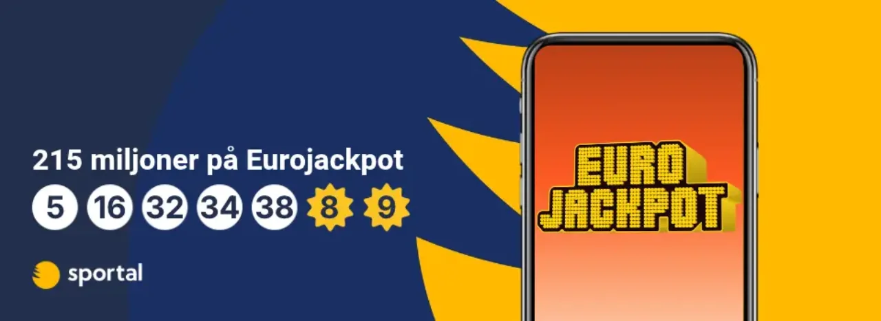 Eurojackpot vinnarnummer 215 miljoner