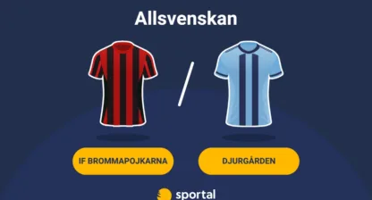 IF Brommapojkarna - Djurgården Allsvenskan stream