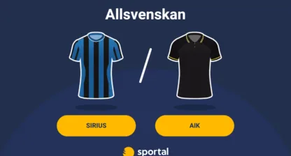 Sirius-AIK Allsvenskan stream