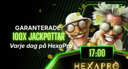 Unibet Poker HexaPro garanterade 100x jackpottar