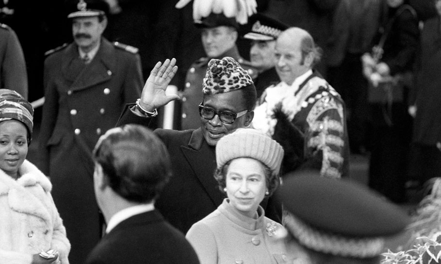 Mobutu sese seko drottning elizabeth